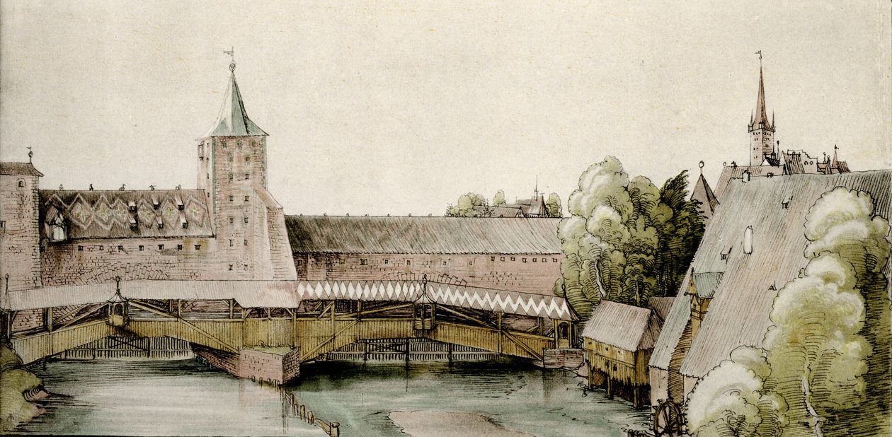 Tørdokken på Hallertor i Nürnberg af Albrecht Dürer