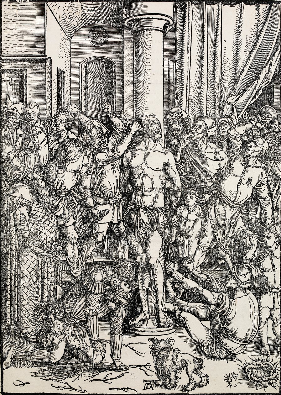 The flagellation, c149697 af Albrecht Dürer