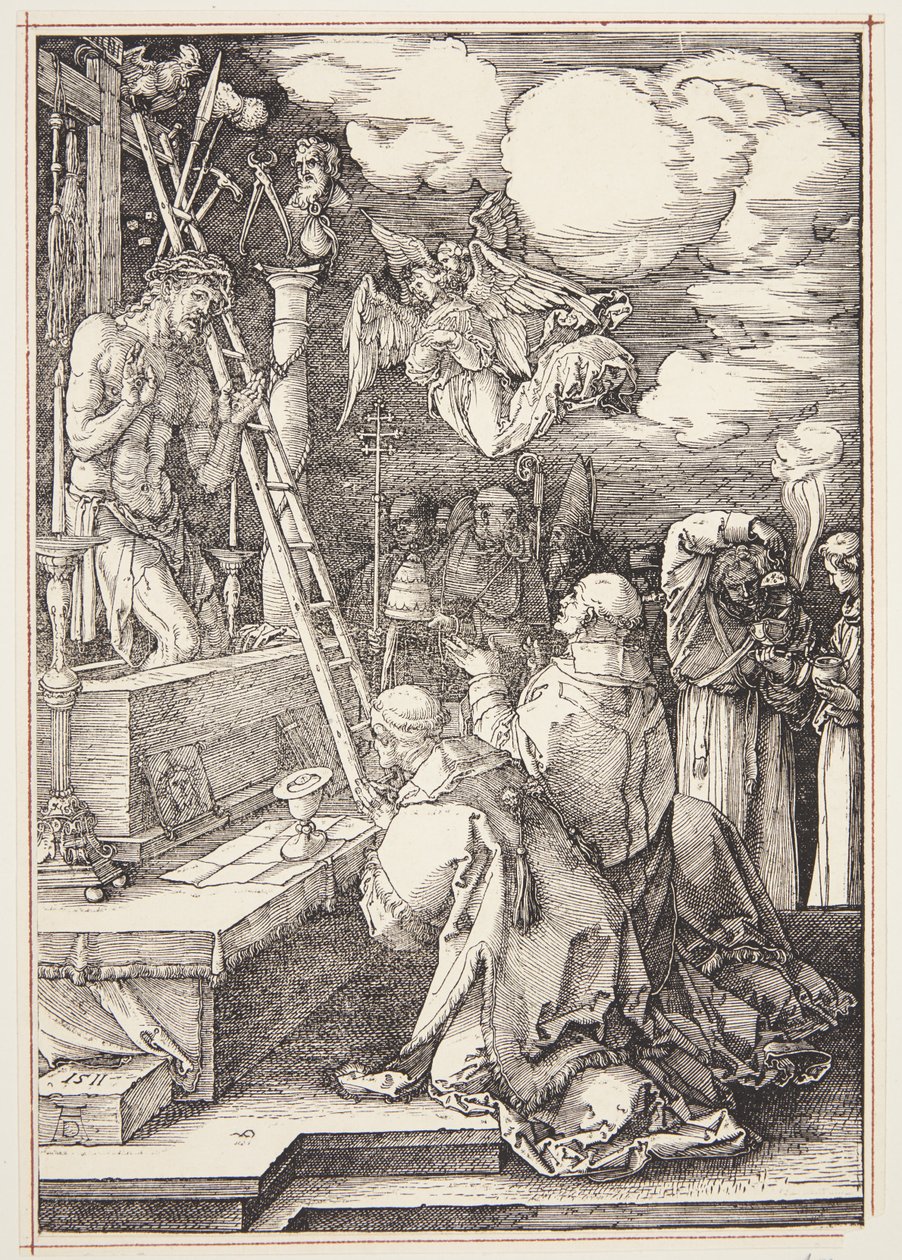 Massen af St. Gregory af Albrecht Dürer