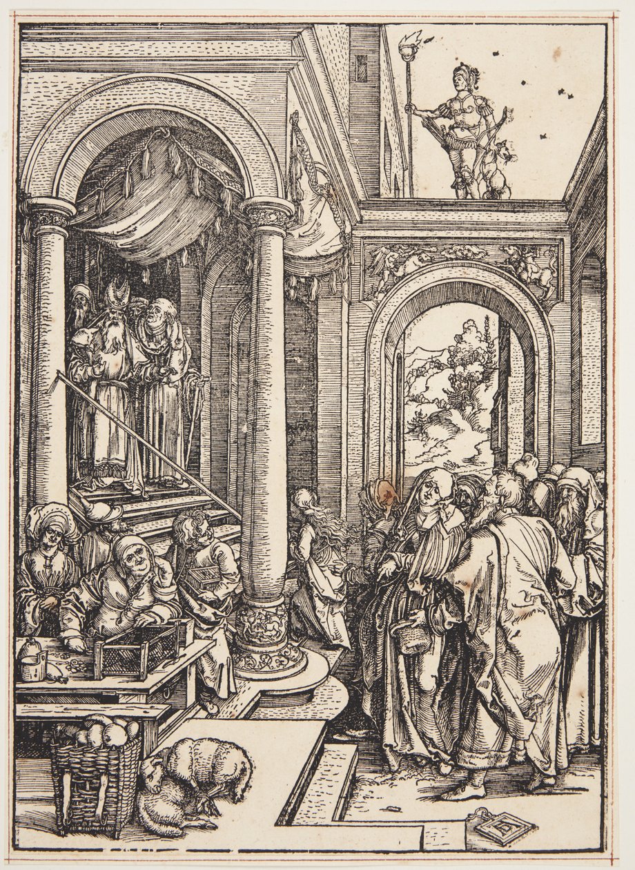 Præsentation af Jomfruen i templet af Albrecht Dürer