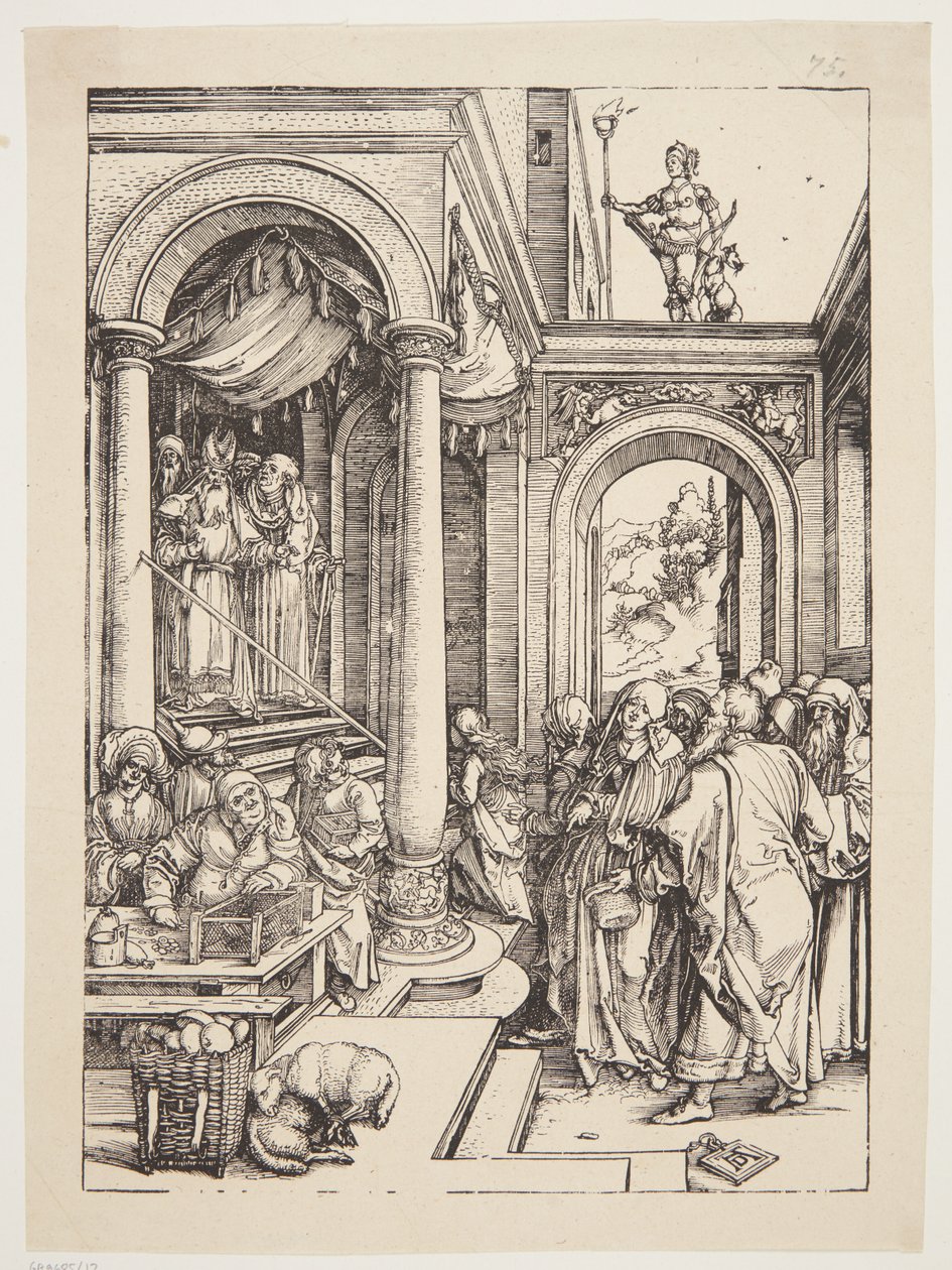 Præsentation af Jomfruen i templet af Albrecht Dürer