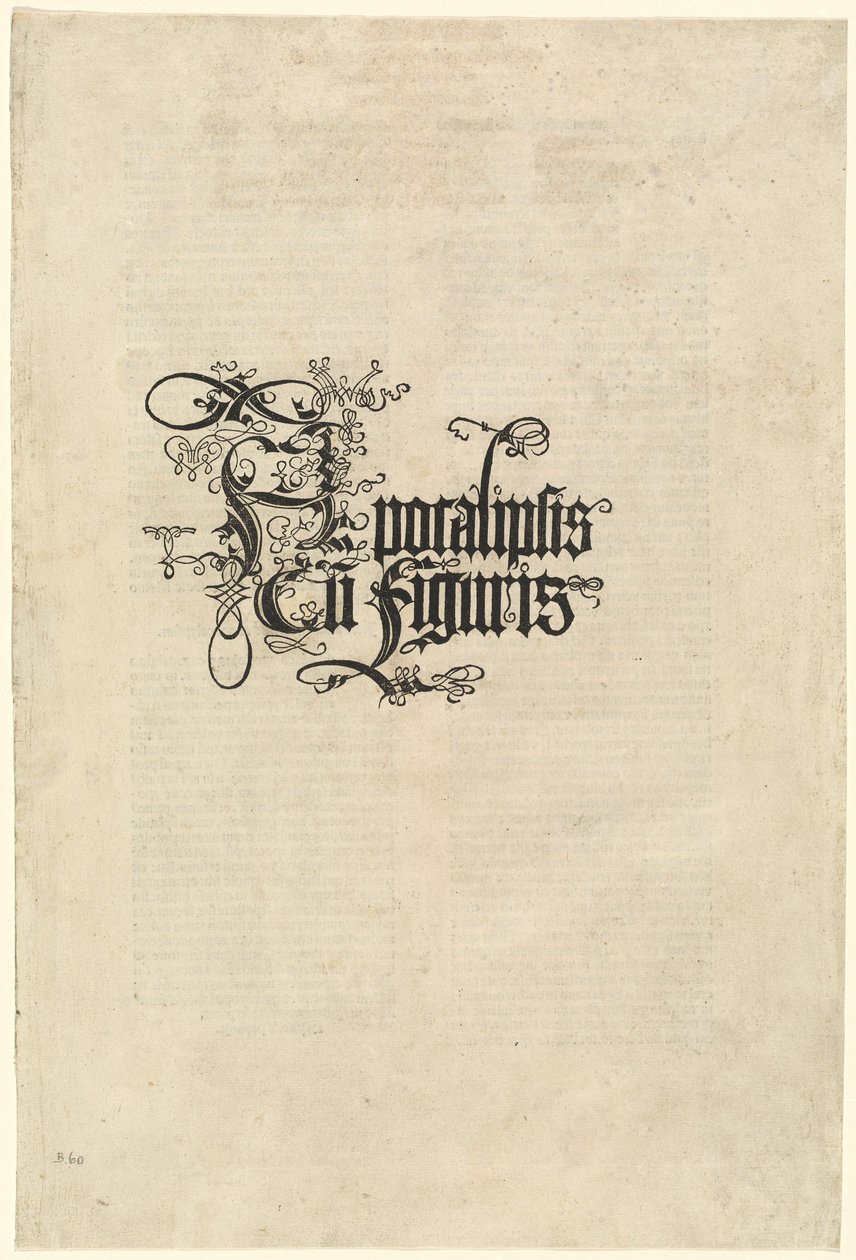 Titelblad, 1498. af Albrecht Dürer