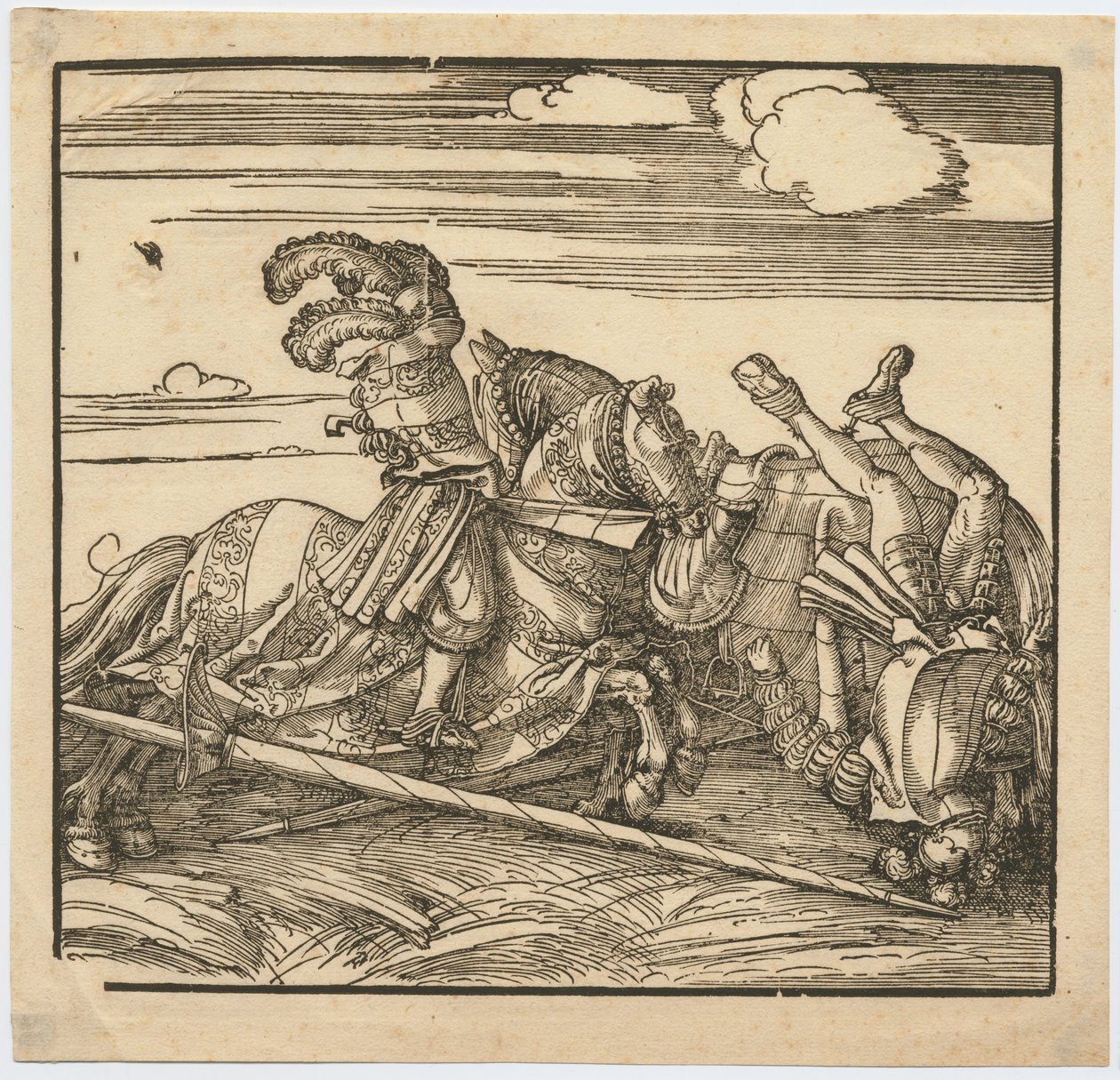 Turnering, ca. 1516 af Albrecht Dürer