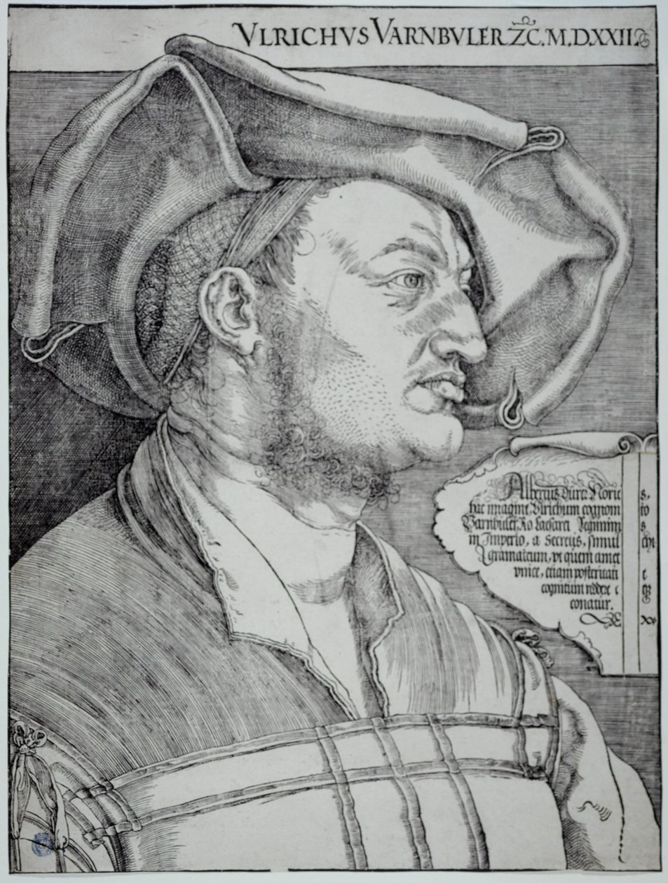 Ulrich Varnbüler (Bartsch 155) af Albrecht Dürer