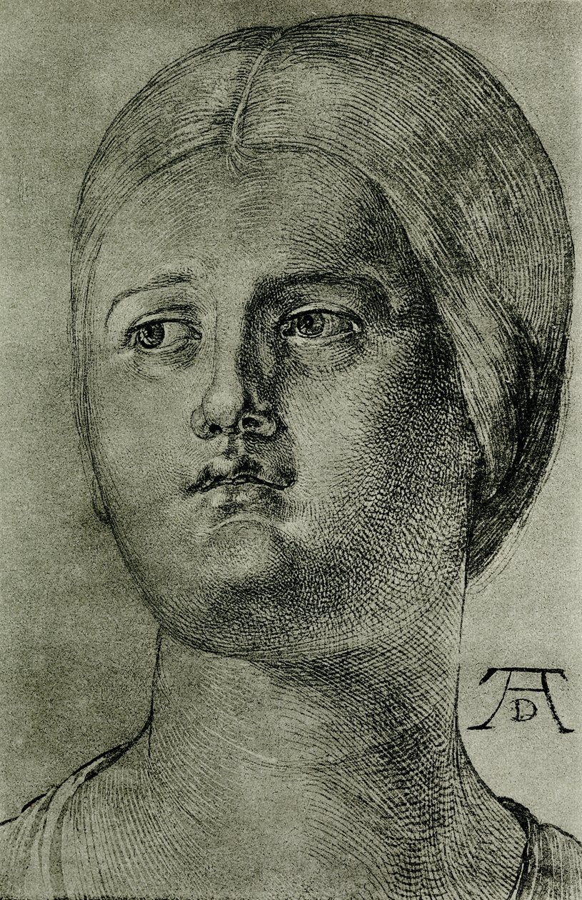 Venetiansk kvindes hoved af Albrecht Dürer