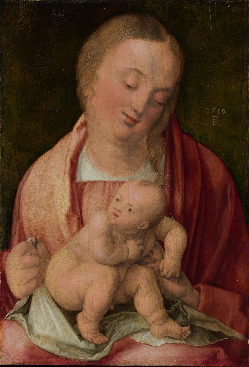 Jomfru og barn, 1516. af Albrecht Dürer