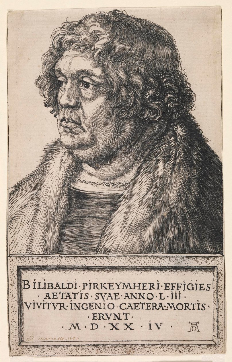 Willibald Pirckheimer af Albrecht Dürer
