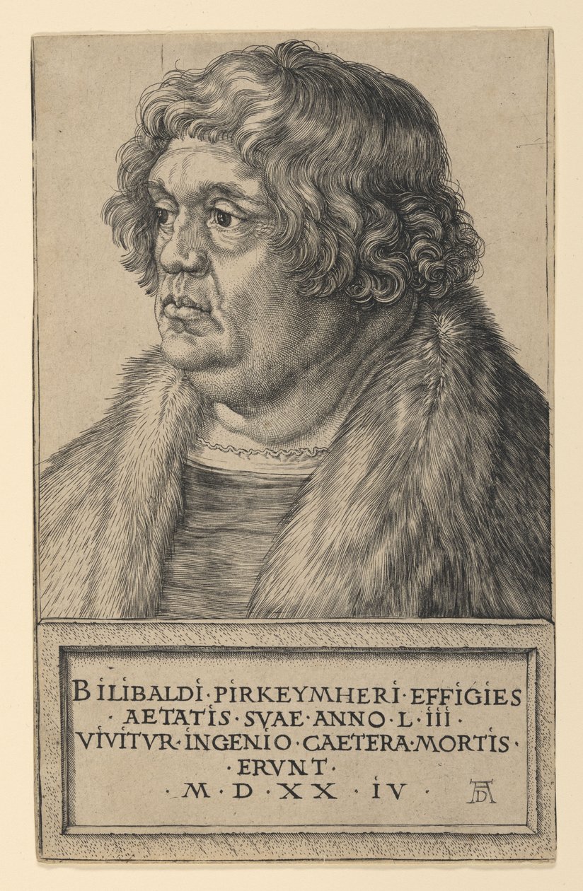 Willibald Pirckheimer af Albrecht Dürer