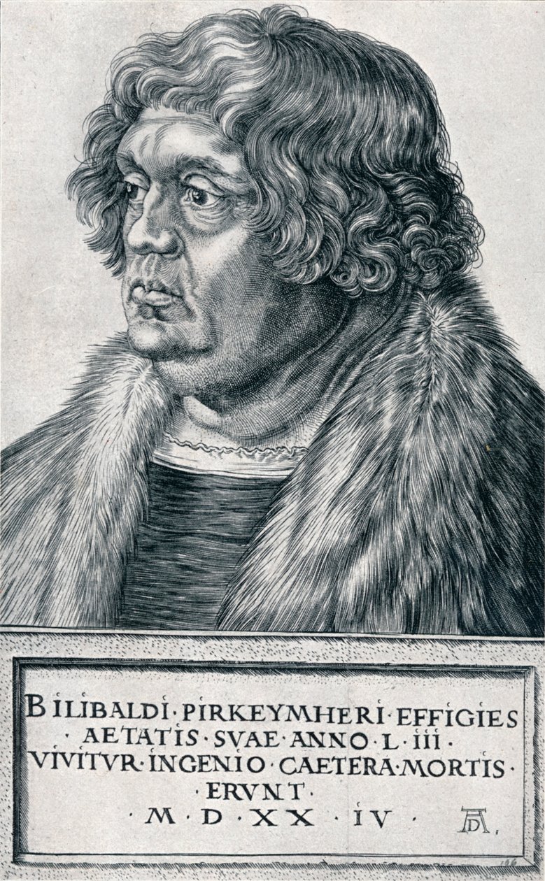 Willibald Pirckheimer, 1524 1906 af Albrecht Dürer