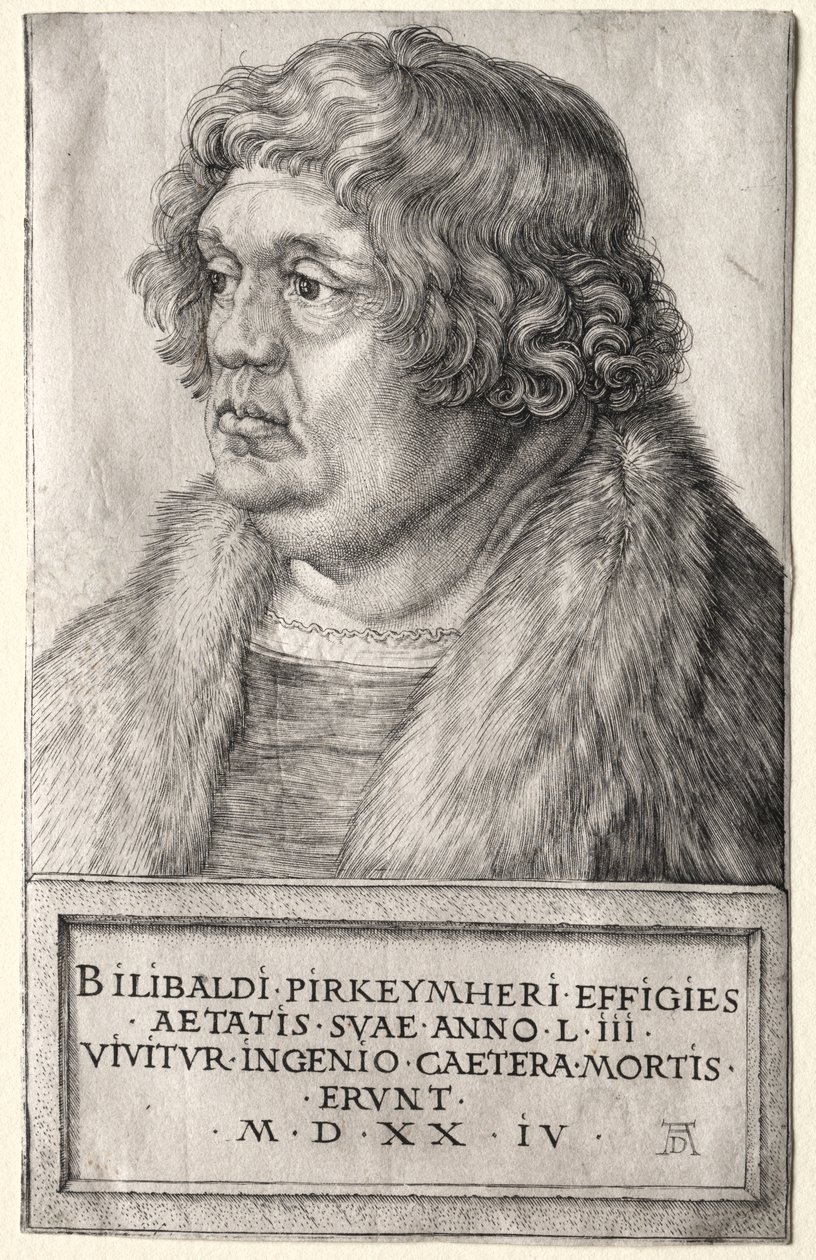 Willibald Pirkheimer af Albrecht Dürer