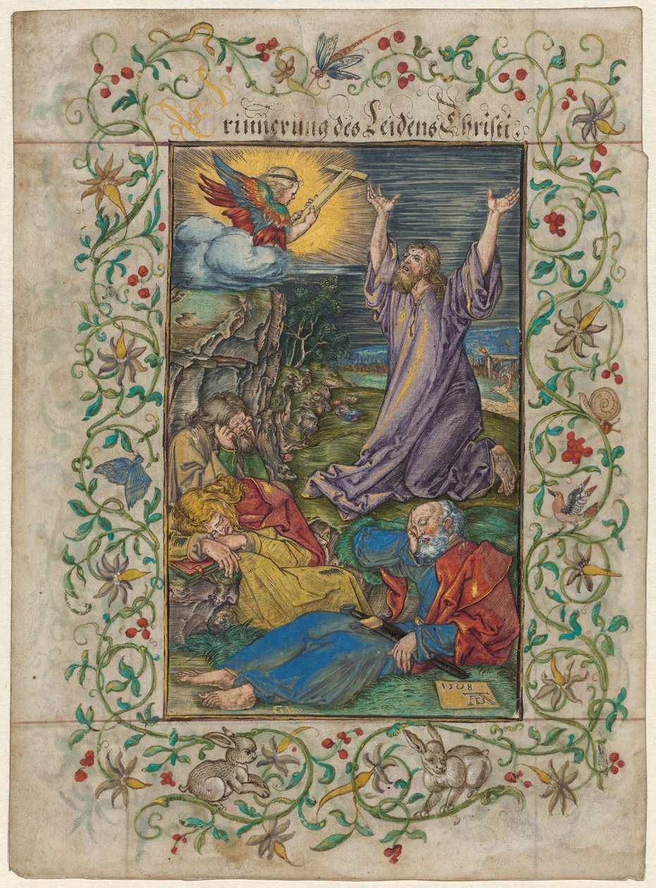 Kristus på Oliebjerget af Albrecht Dürer and Georg Mack the Elder