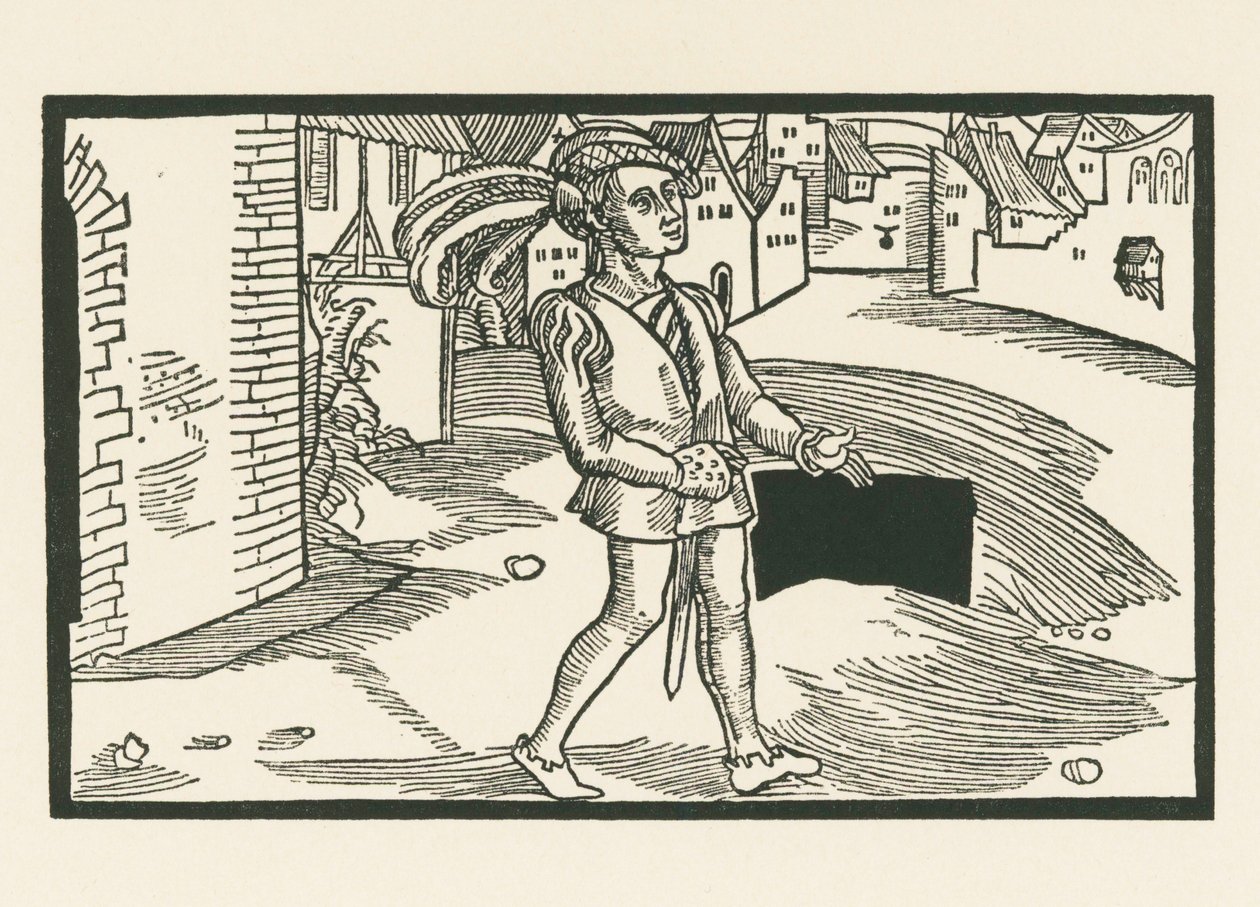 Aeschinus, ca. 1492-93 (træsnit) af Albrecht Dürer or Duerer