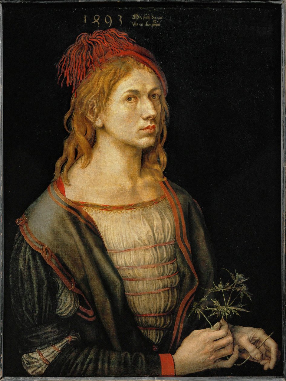 Albrecht Duerer, selvportræt ... af Albrecht Dürer or Duerer