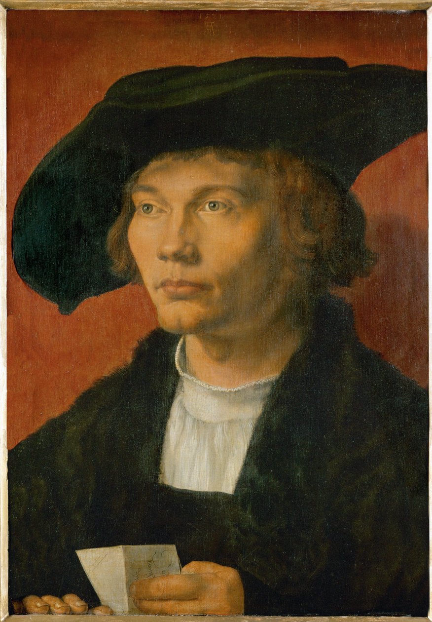 Bernhard von Reesen (maleri på egetræ) af Albrecht Dürer or Duerer