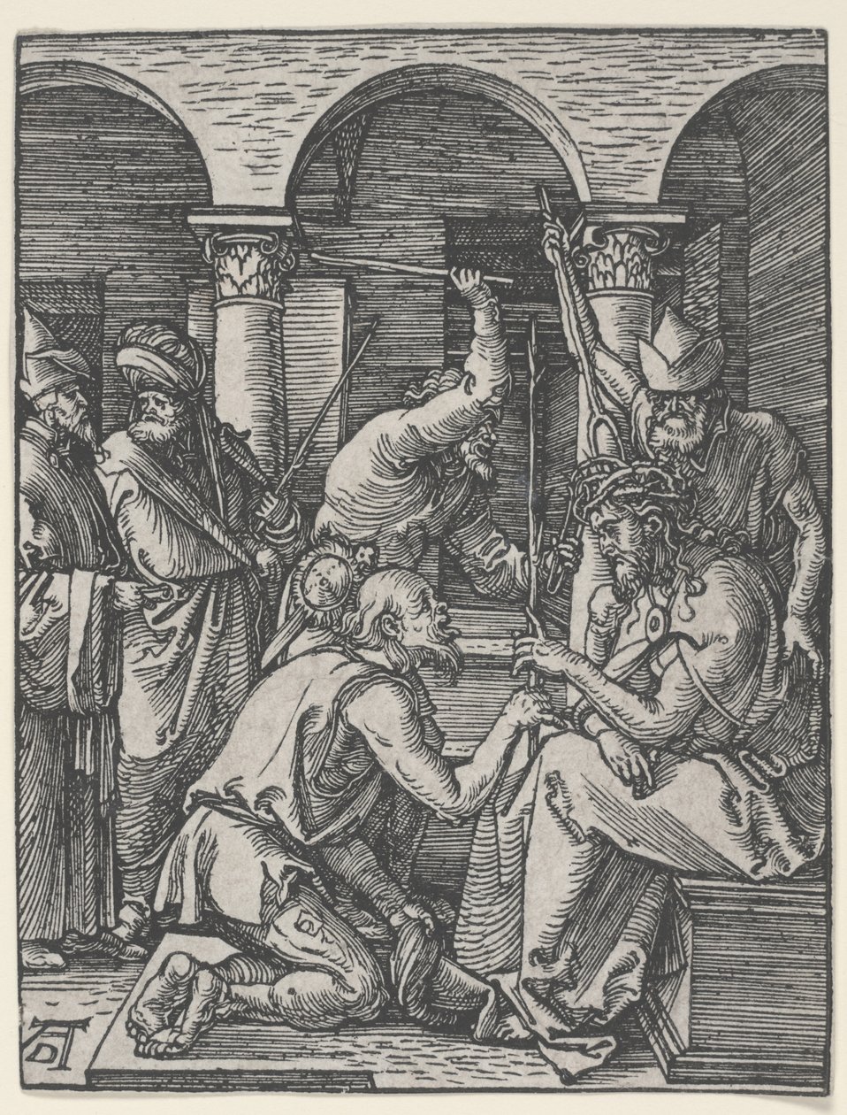 Kristus kronet med torne, ca. 1510 (træsnit) af Albrecht Dürer