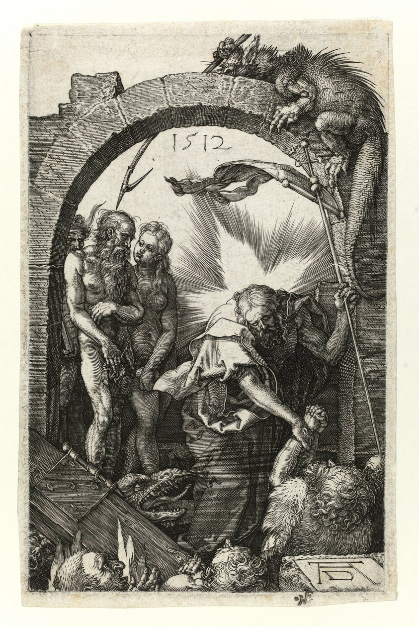 Kristus i Limbo (med Adam og Eva) af Albrecht Dürer