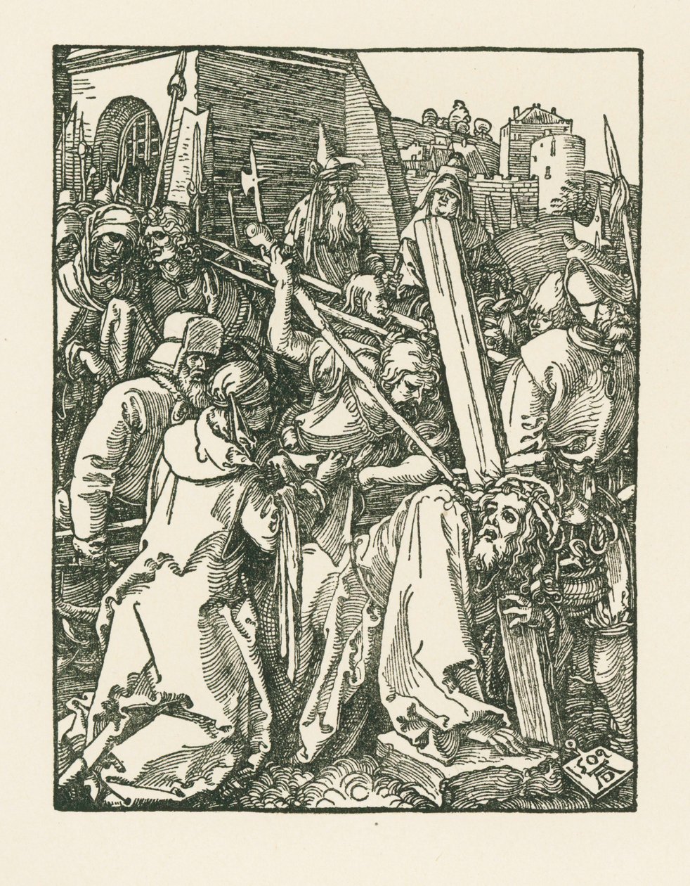 Kristus bærer korset af Albrecht Dürer or Duerer