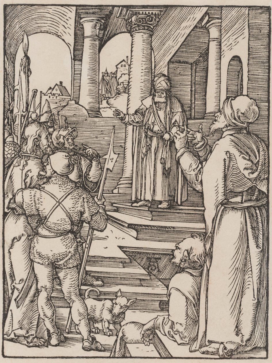 Kristus før Annas af Albrecht Dürer