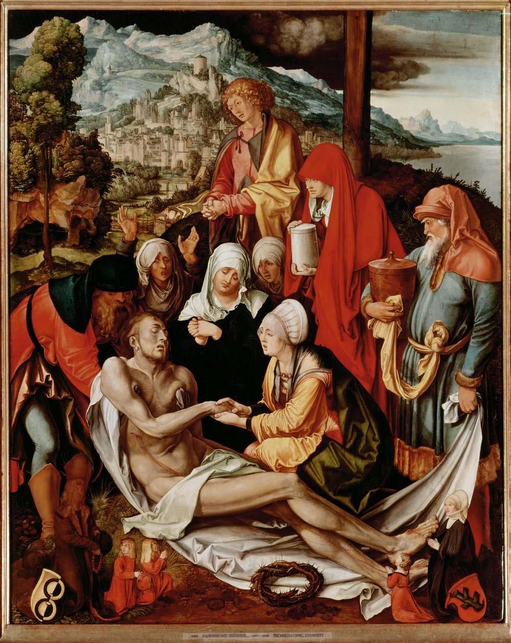 Deploration (maleri på lærred) af Albrecht Dürer or Duerer