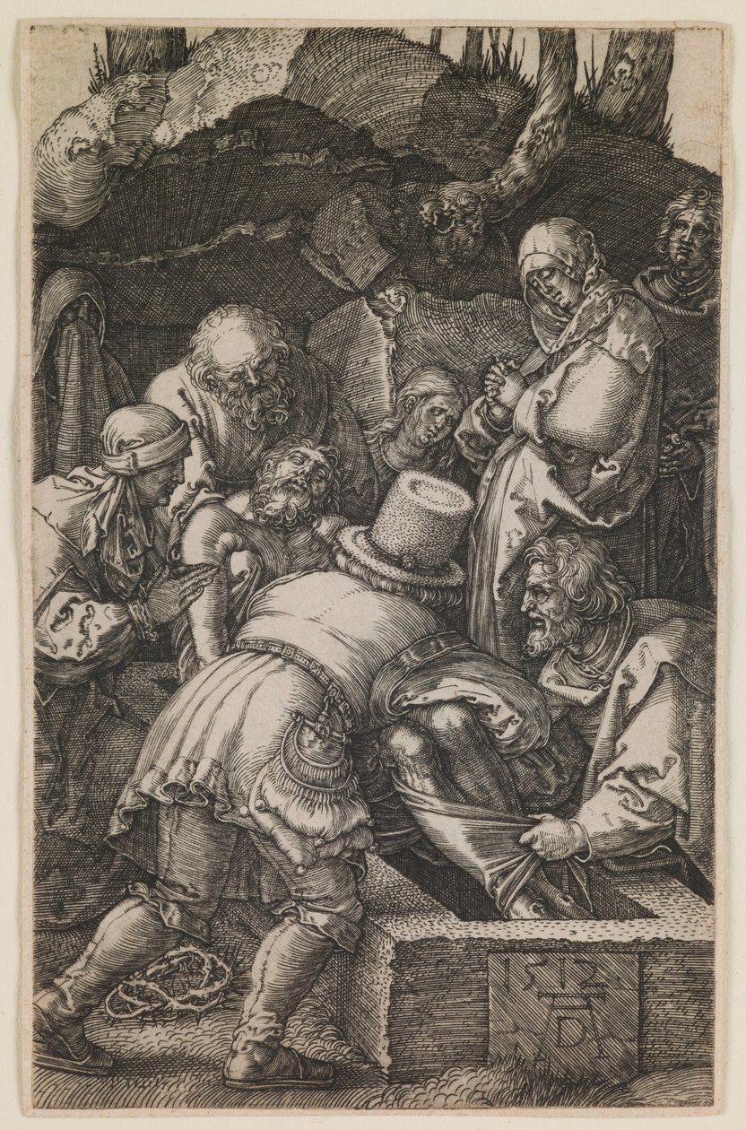 Deposition, fra serien "Den lille passion" af Albrecht Dürer or Duerer