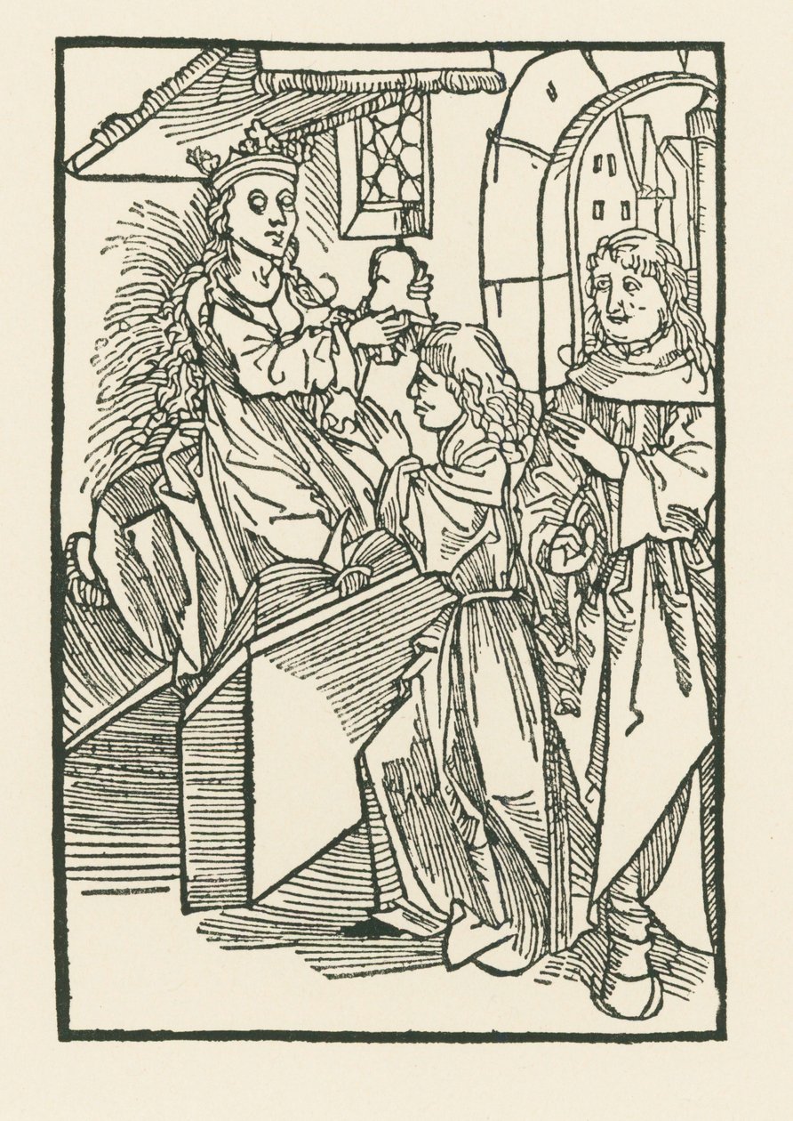 Illustration på titelbladet af "Oratio Cassandre Venete" af Albrecht Dürer or Duerer