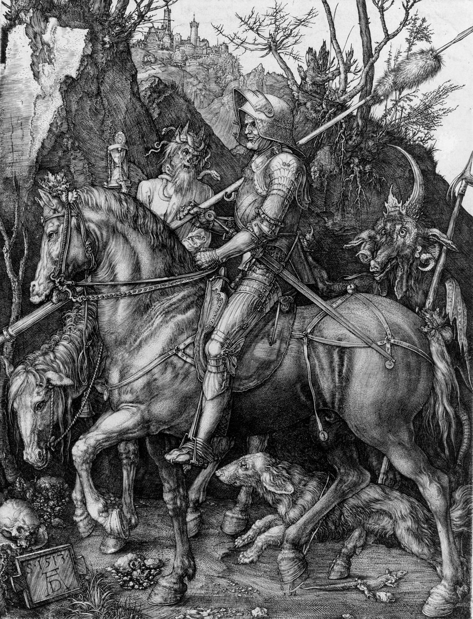 Ridder, Døden og Djævelen af Albrecht Dürer