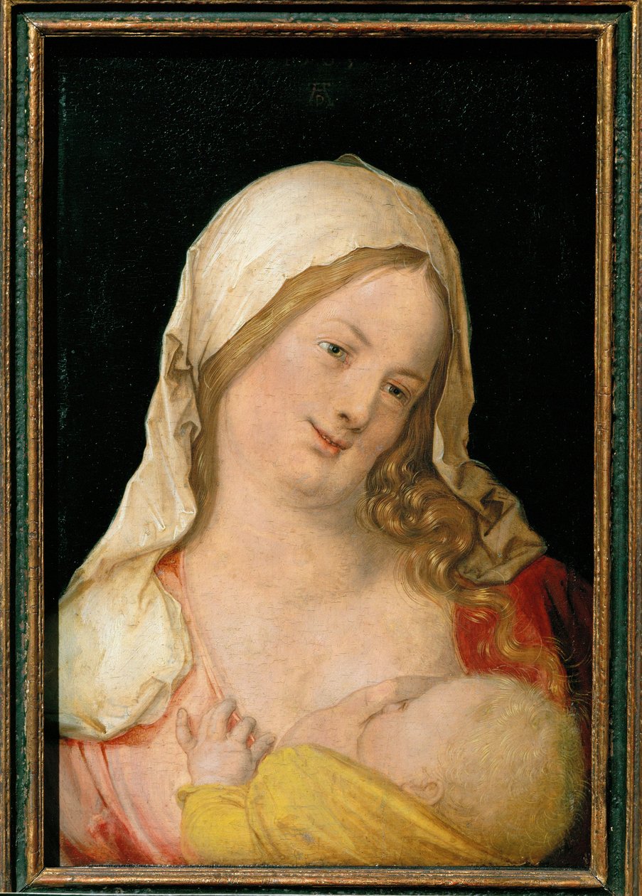 Madonna ammer barnet af Albrecht Dürer or Duerer
