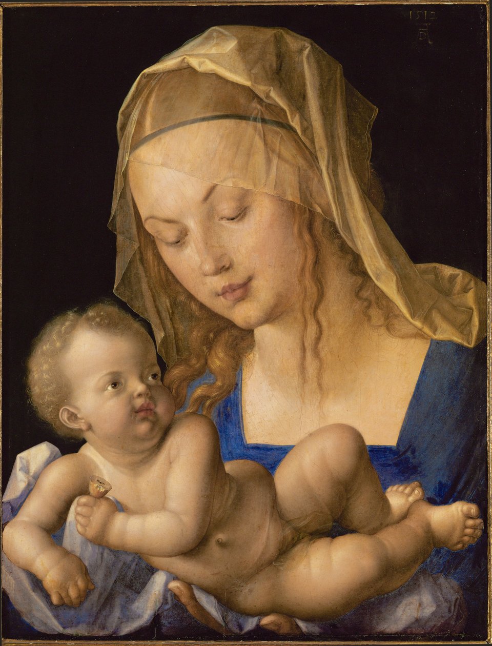 Madonna med pæren af Albrecht Dürer or Duerer
