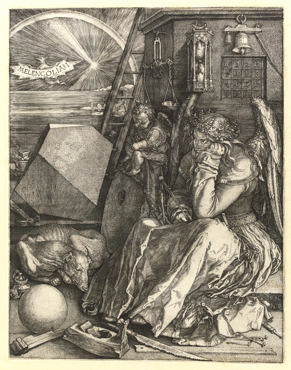 Melencolia I af Albrecht Dürer