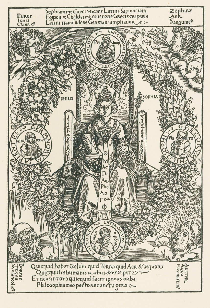 Filosofi af Albrecht Dürer or Duerer