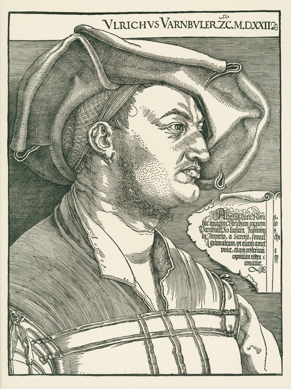 Portræt af Ulrich Varnbueler af Albrecht Dürer or Duerer
