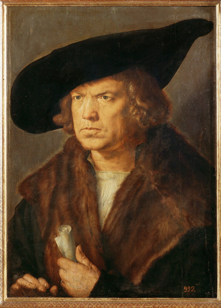 Portræt af en ukendt mand af Albrecht Dürer or Duerer