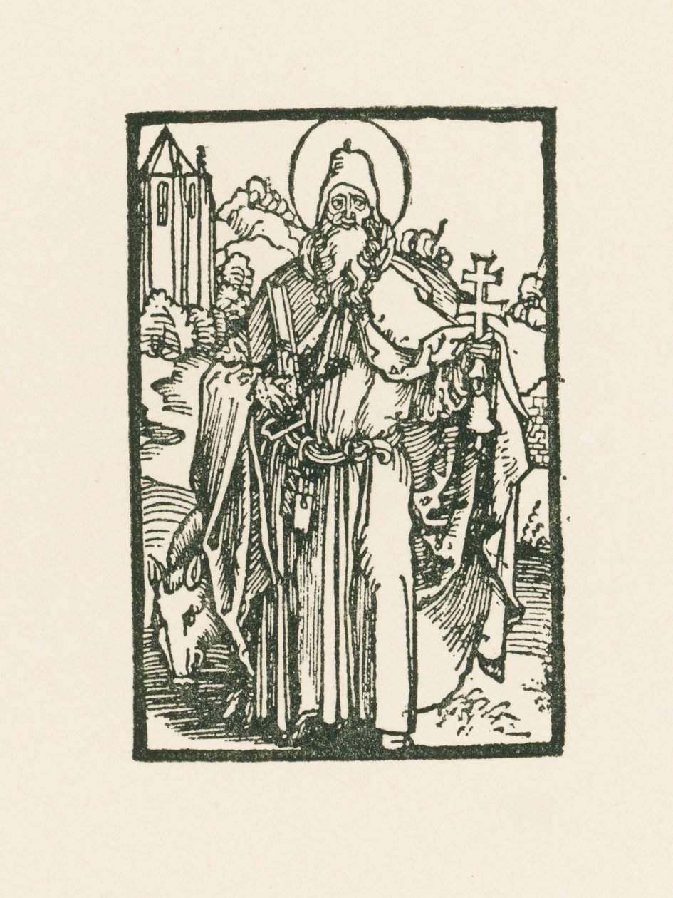 Sankt Antonius den Store af Albrecht Dürer or Duerer
