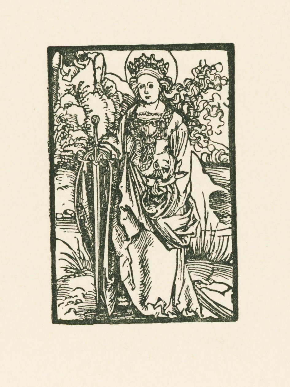 Sankt Katharina af Albrecht Dürer or Duerer