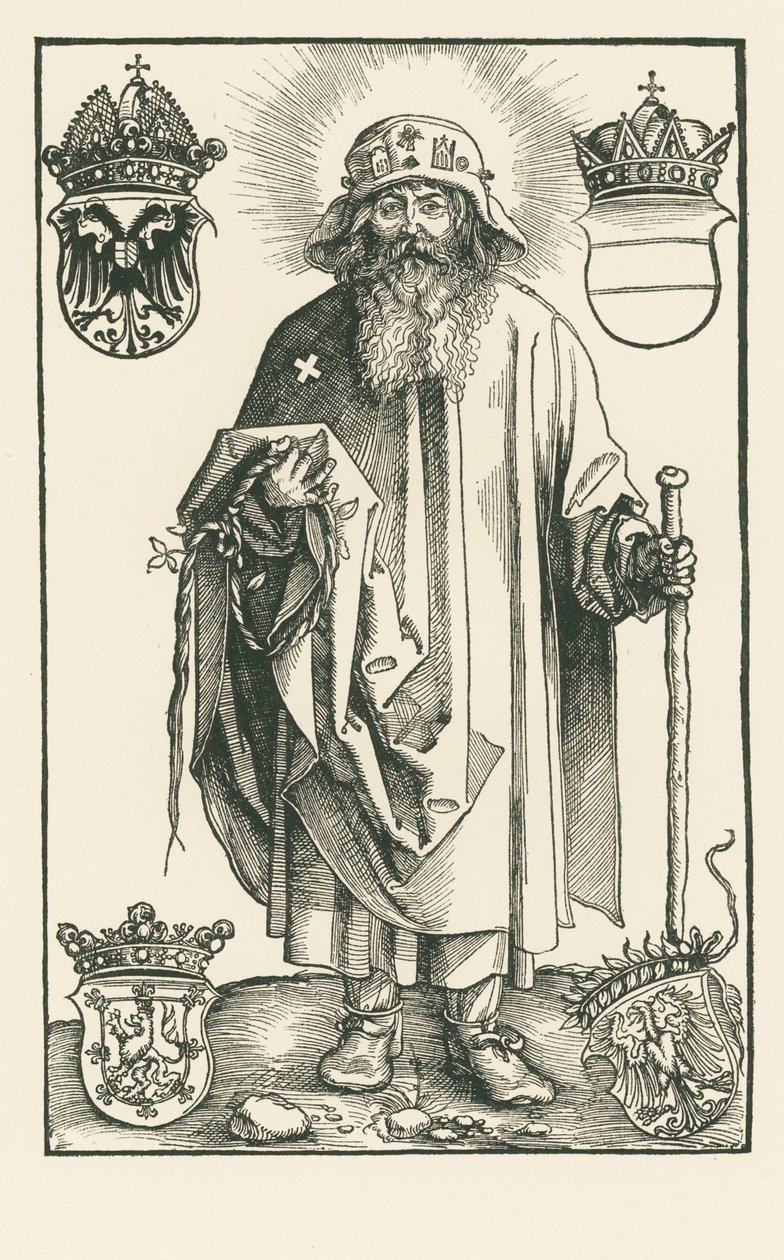 Sankt Koloman som pilgrim af Albrecht Dürer or Duerer