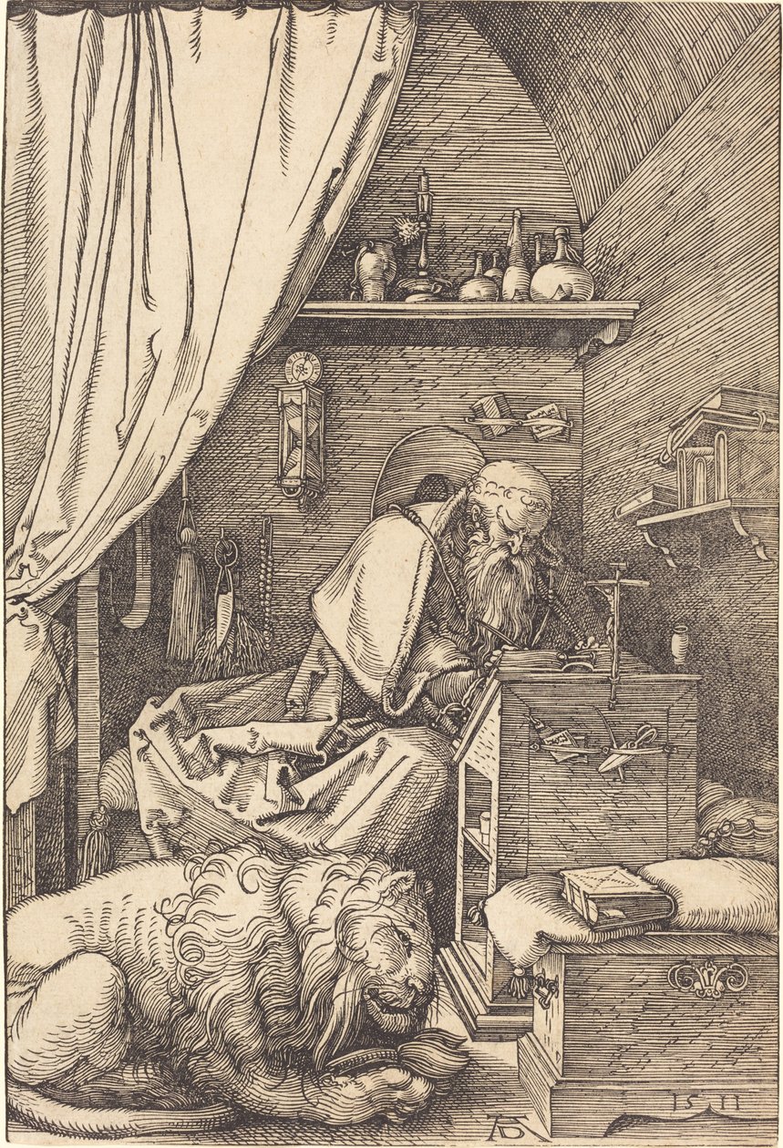 Sankt Hieronymus i hans celle af Albrecht Dürer