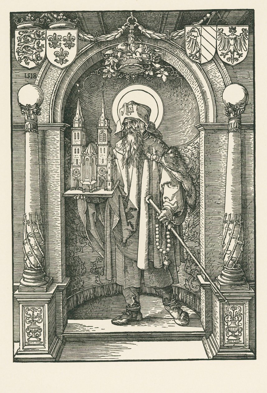 Sankt Sebald i nichen af Albrecht Dürer or Duerer