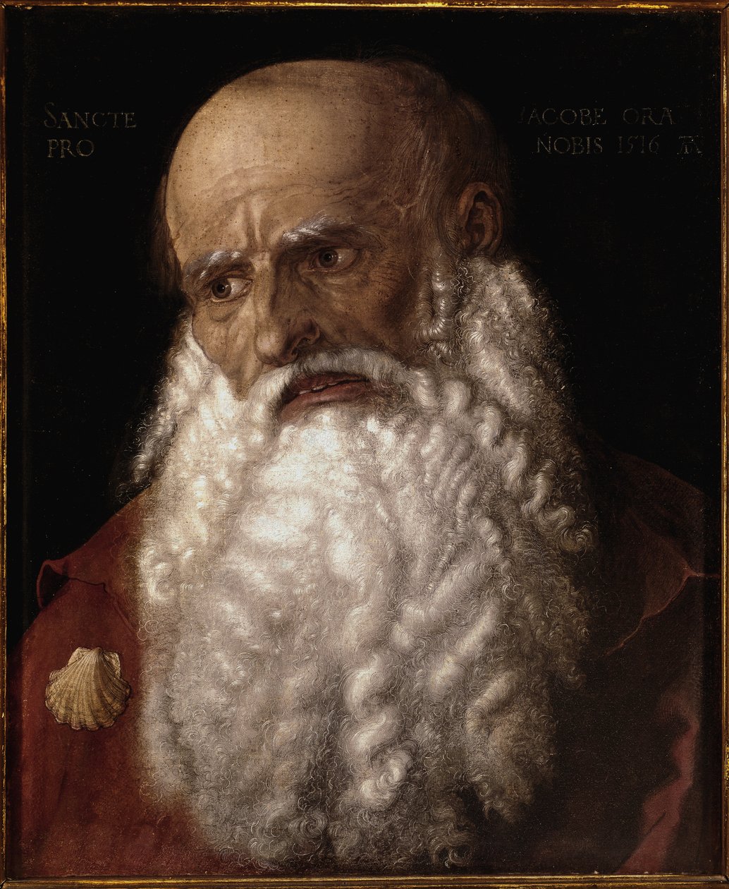 St James, søn af Zebedæus (olielærred af Albrecht Dürer