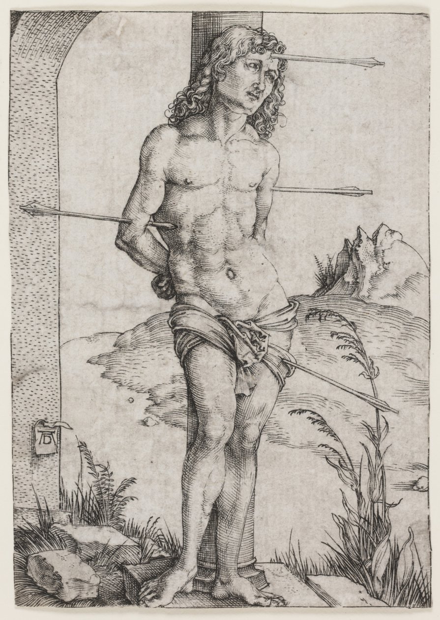 Sankt Sebastian ved Søjlen af Albrecht Dürer