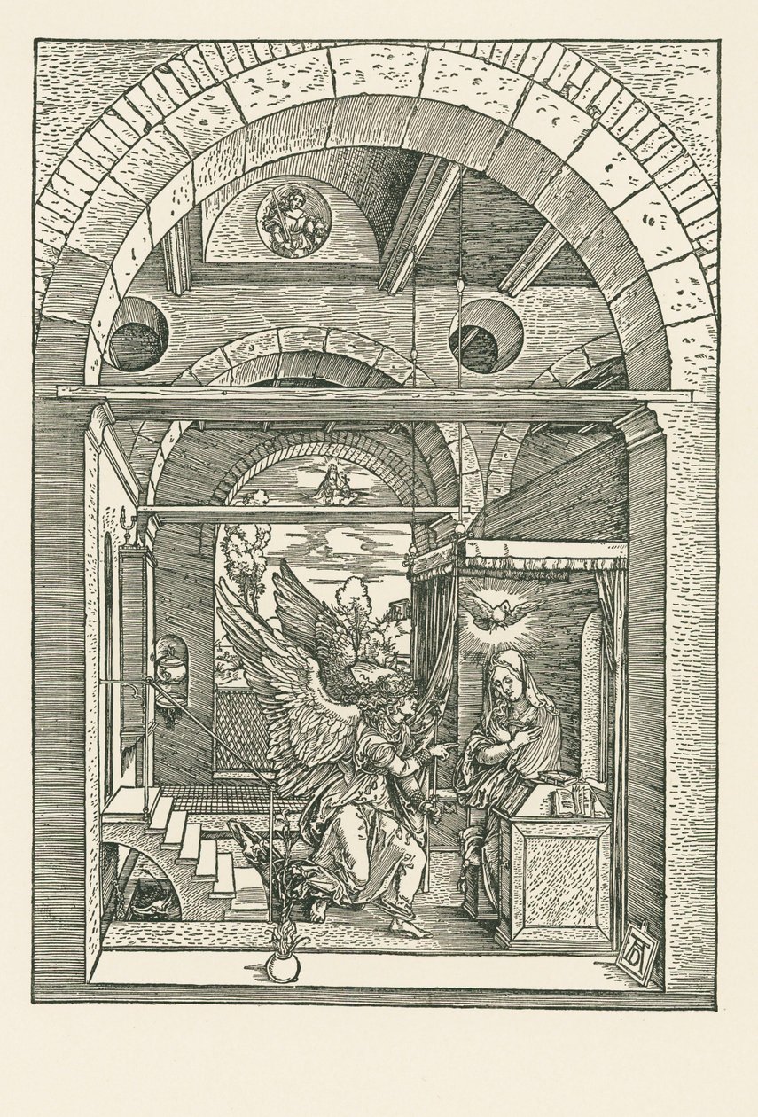 Bebudelsen, ca. 1503 (træsnit) af Albrecht Dürer or Duerer
