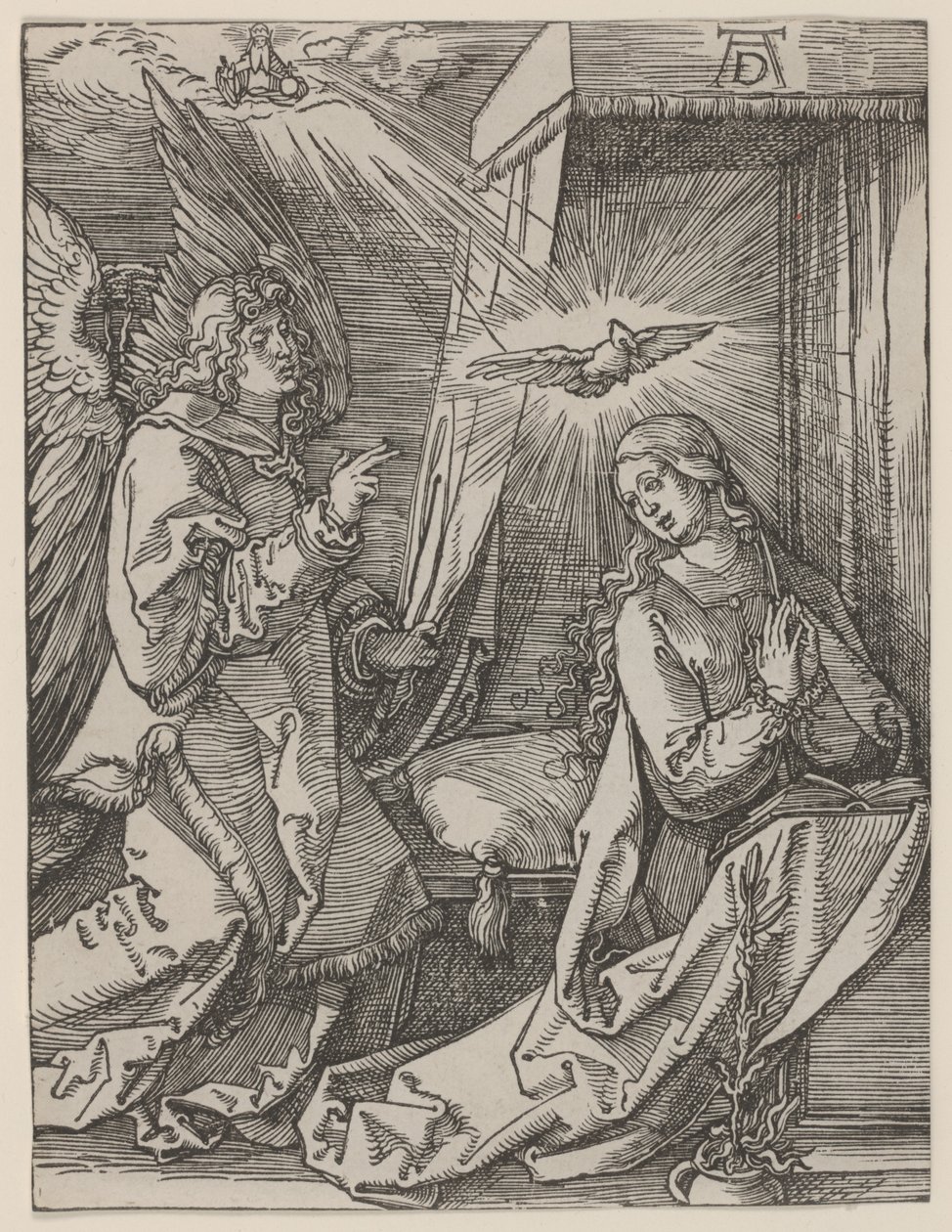 Bebudelsen eller Die Verkundigung af Albrecht Dürer