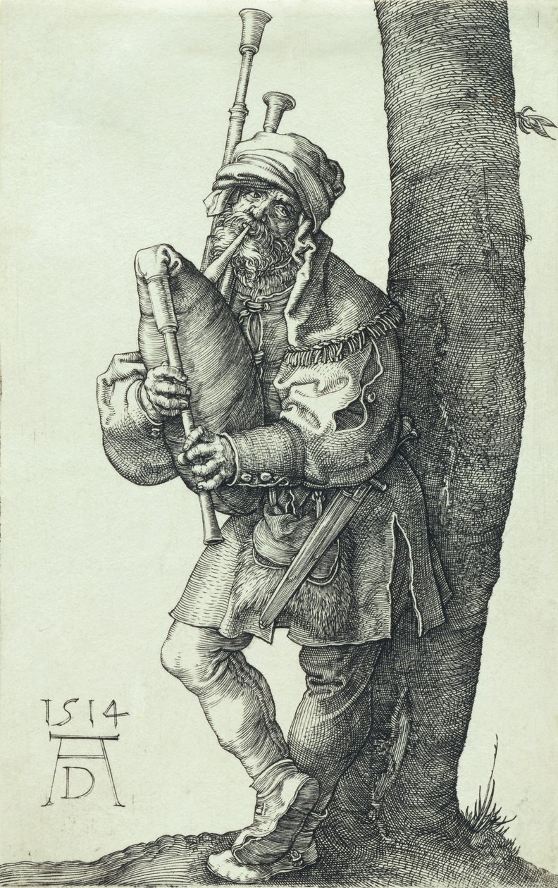 Sækkepiberen af Albrecht Dürer