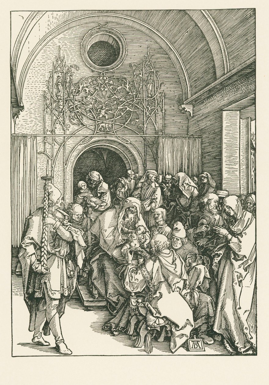 Kristi omskærelse, ca. 1504 (træsnit) af Albrecht Dürer or Duerer