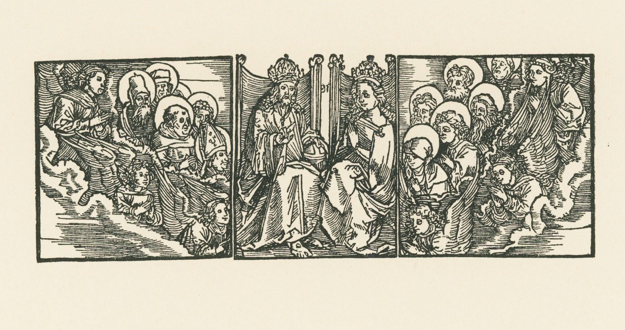 Kroningen af Jomfru Maria af Albrecht Dürer or Duerer