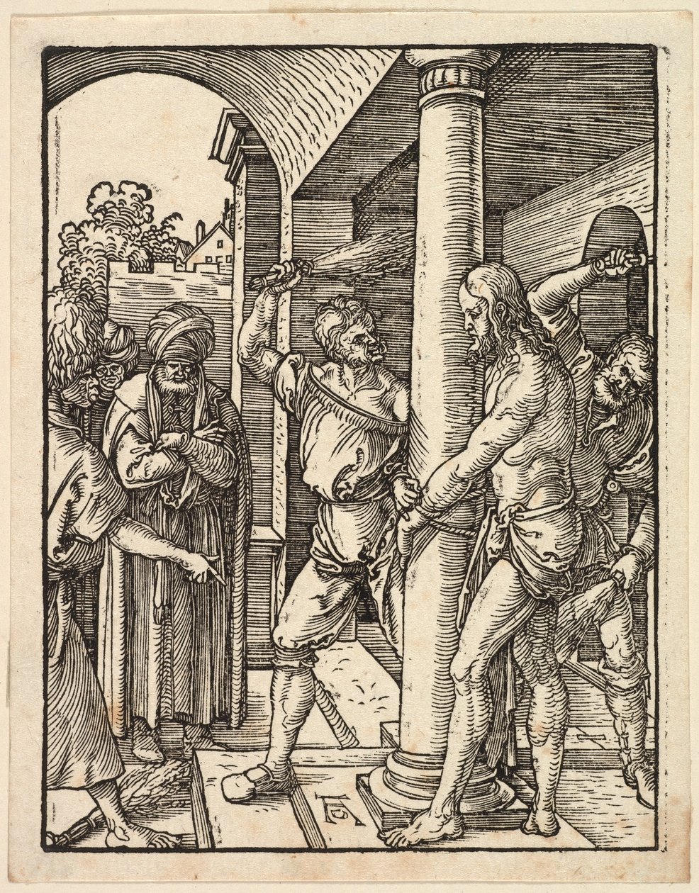 Flageleringen, 1509-11 af Albrecht Dürer
