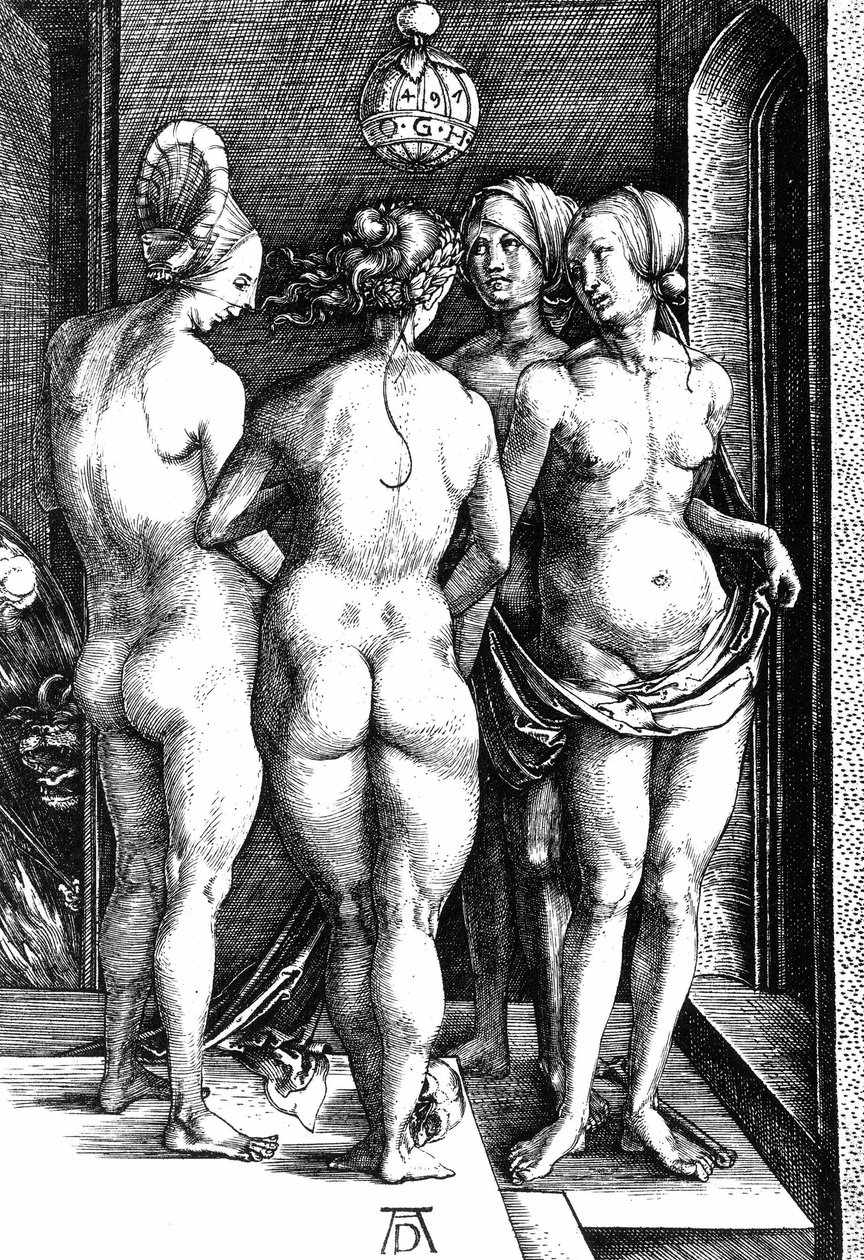 De fire hekse af Albrecht Dürer or Duerer