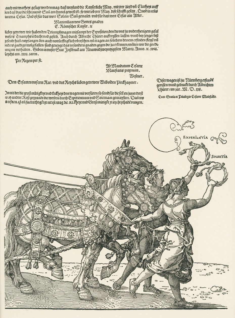 Den store triumfbil af Albrecht Dürer or Duerer