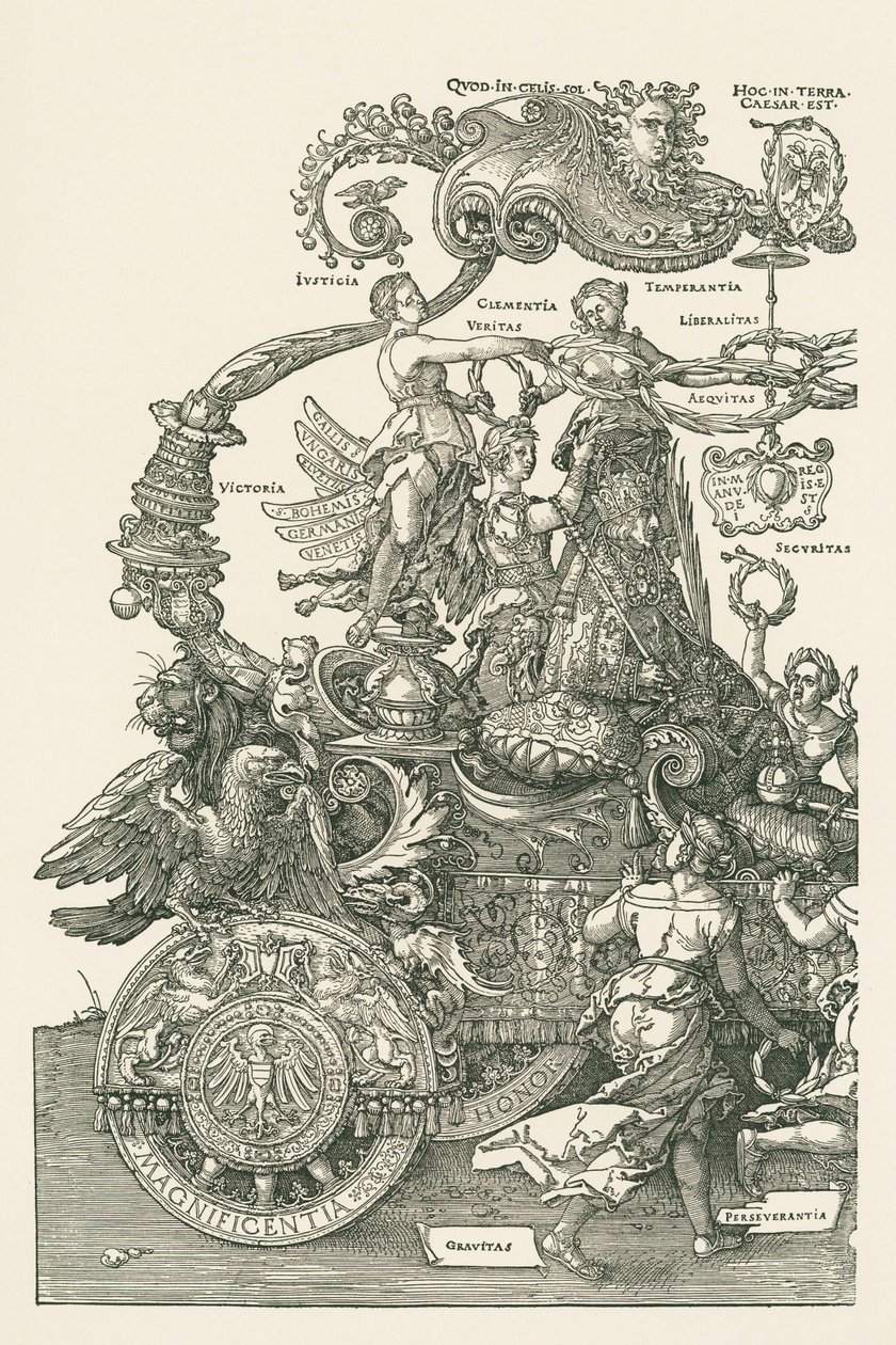 Den store triumfbil af Albrecht Dürer or Duerer