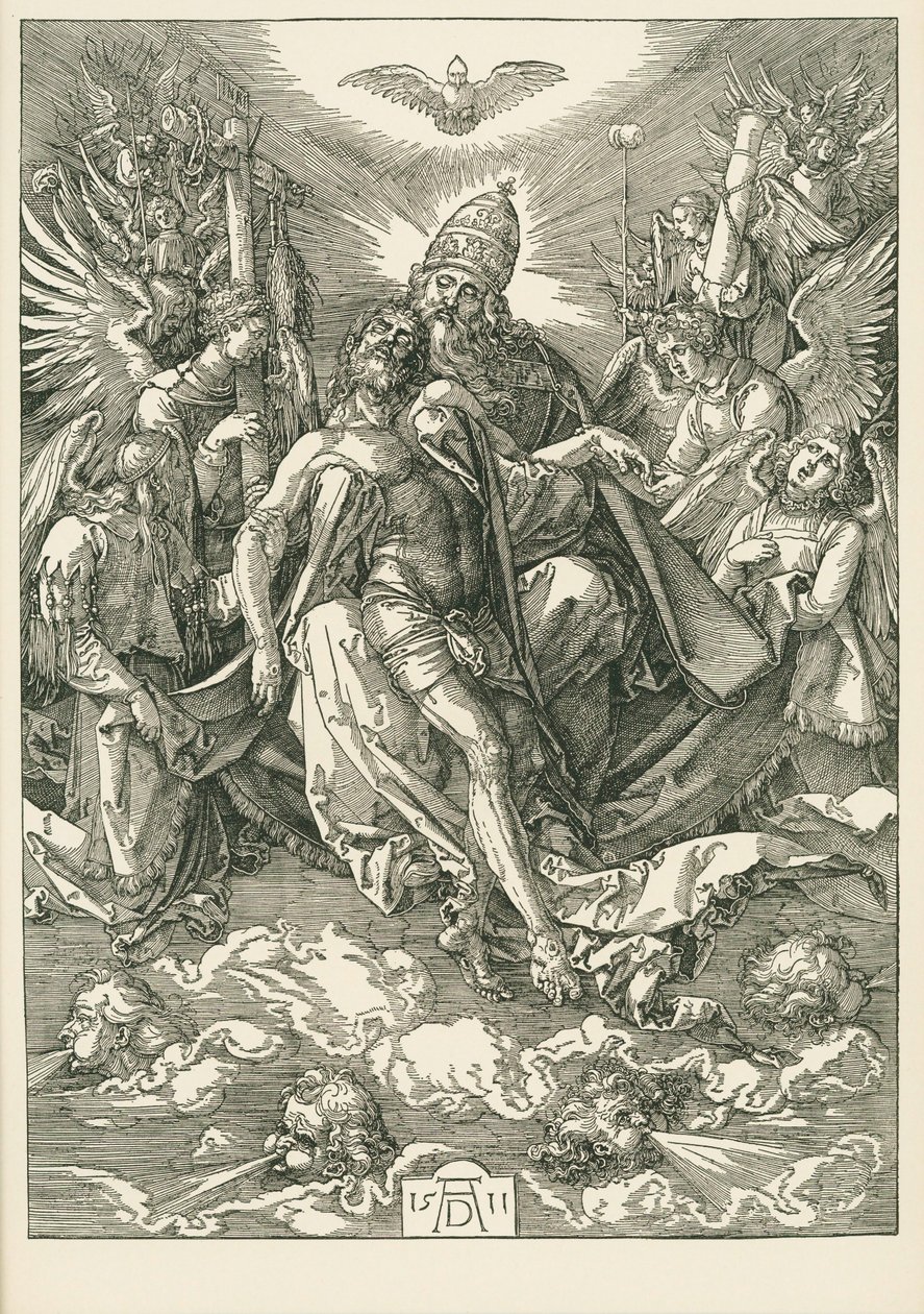 Den hellige treenighed af Albrecht Dürer or Duerer