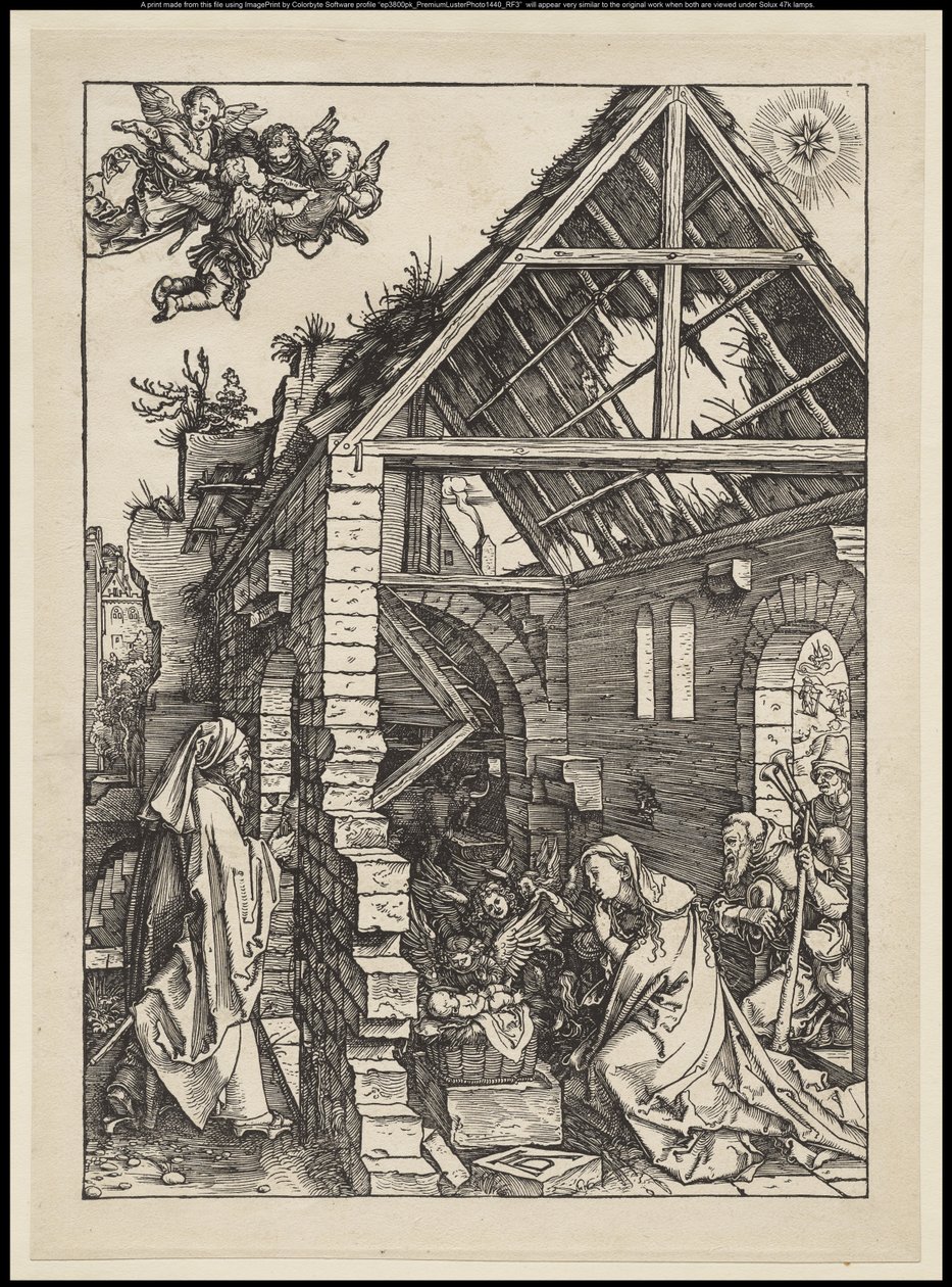 The Life of the Virgin: The Nativity, 1502-03 af Albrecht Dürer